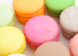 Image showing Colorful macaroon