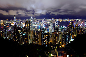 Image showing Hong Kong at night