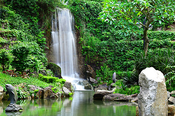 Image showing waterfall in park