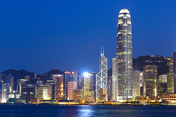 Image showing Hong Kong cityscape at night