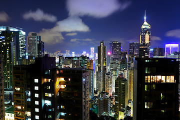 Image showing Hong Kong cityscape at night