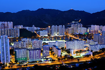 Image showing Hong Kong crowded urban