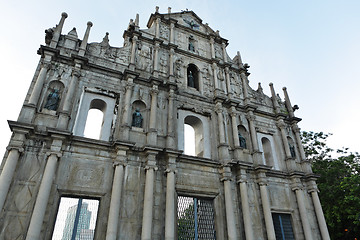 Image showing ruins of St. Paul's Cathedral in Macao