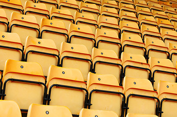 Image showing stadium seat