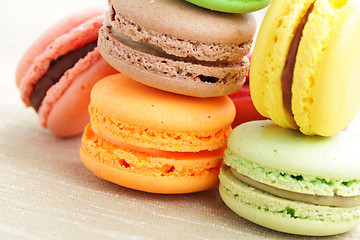 Image showing Colorful macaroon