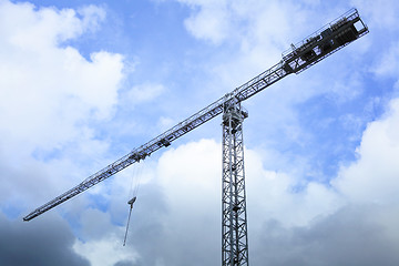 Image showing Construction site crane