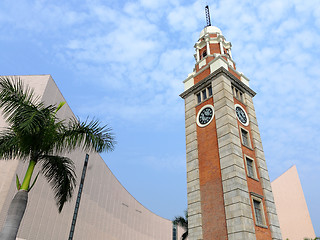 Image showing clock tower in Tsim Sha Tsui , Hong Kong