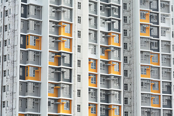 Image showing public apartment block in Hong Kong