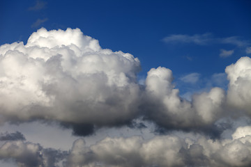 Image showing Blue sky with clouds