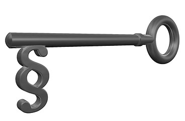 Image showing law key