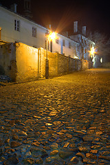 Image showing Old town in the night