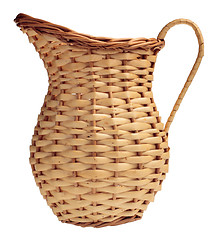 Image showing Wicker pitcher