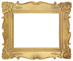 Image showing Golden picture frame