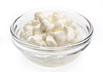 Image showing Cottage cheese in bowl