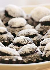 Image showing Homemade chocolate muffins