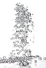 Image showing Bubbles in water