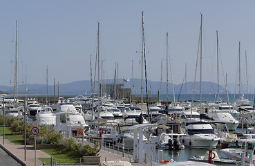 Image showing harbor scenery