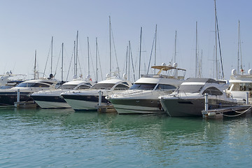 Image showing harbor scenery