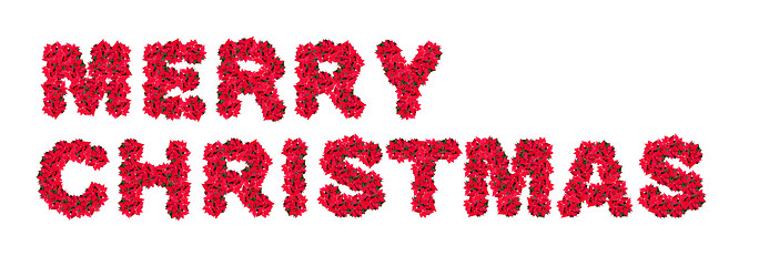 Image showing Merry Christmas Sign