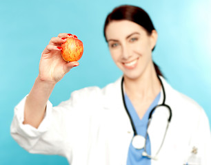 Image showing An apple a day keeps the doctor away