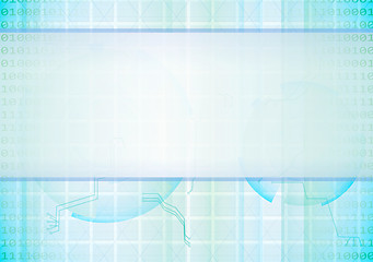 Image showing Abstract high-tech background