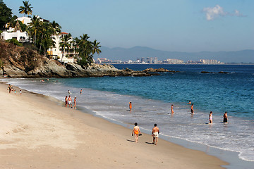Image showing People on the beach
