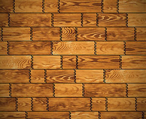 Image showing Wooden wall - background