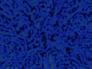 Image showing Blue abstract background