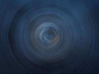 Image showing Blue abstract round background