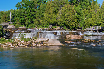 Image showing Sauble Falls in South Bruce Peninsula, Ontario, Canada