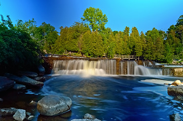 Image showing Sauble Falls in South Bruce Peninsula, Ontario, Canada