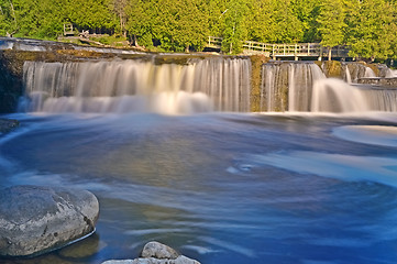 Image showing Sauble Falls in South Bruce Peninsula, Ontario, Canada