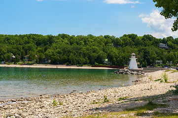 Image showing Lion's Head Lighthouse in Bruce Peninsula, Ontario, Canada