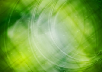 Image showing Vibrant green abstraction