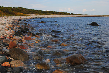 Image showing Rolling stone beach at Jomfruland