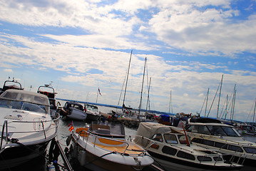 Image showing Boats at Jomfruland