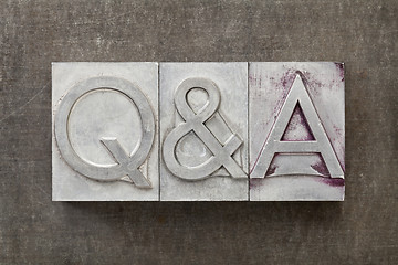 Image showing questions and answers - Q&A