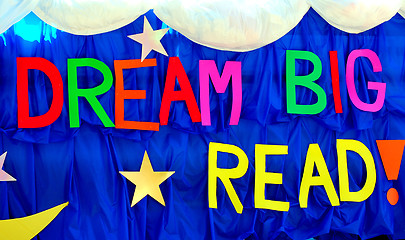 Image showing Dream big read banner.