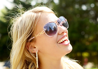 Image showing smiling woman