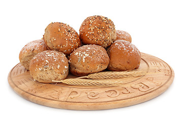 Image showing Sesame and Oat Bread Rolls