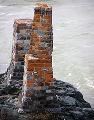 Image showing Bridge Pilings