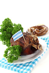 Image showing grilled pork knuckle