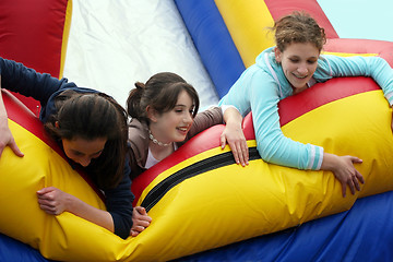 Image showing Girls having fun
