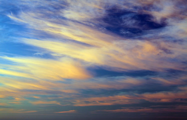 Image showing Multicolor sunrise over the sea