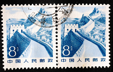 Image showing CHINA - CIRCA 1983: A stamp printed in China shows the great wal