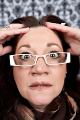 Image showing Woman Losing Her Mind