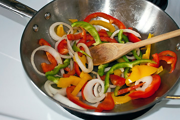 Image showing Wok Stir Fry Vegetables