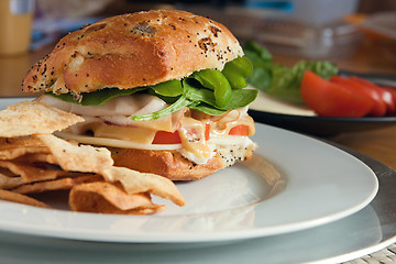 Image showing Tasty Deli Sandwich