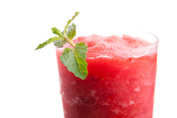 Image showing Frozen Tropical Strawberry Slushie