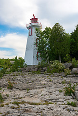 Image showing Big Tube Lighthouse in Tobermory In Bruce Peninsula, Ontario, Ca